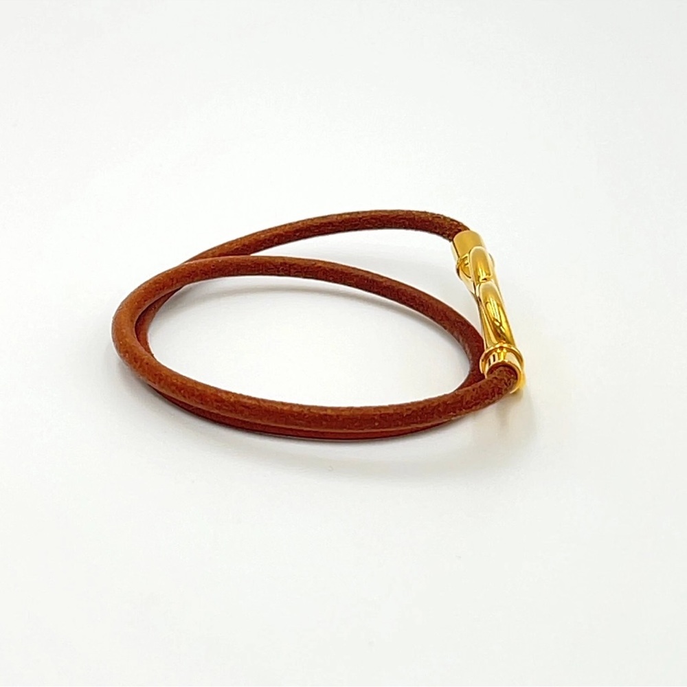 Hermes 2-row Atame Leather Bracelet - Picture 5 of 12